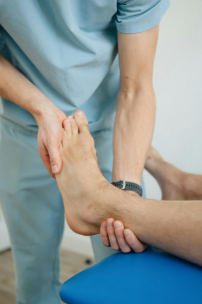fisioterapia caviglia